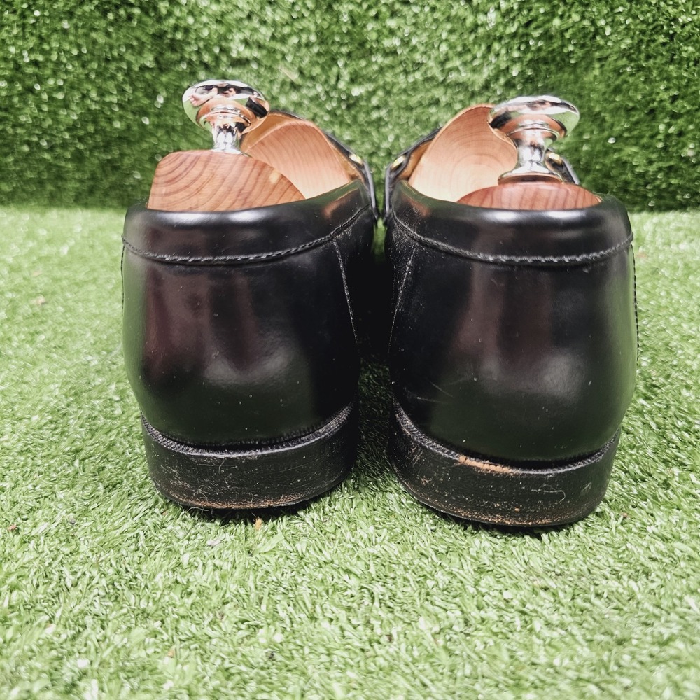 GH Bass Weejuns Harrison Black Leather Slip On Dress Loafers Mens Size 10.5 D - Picture 6 of 13